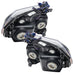 Rear view of 2005-2007 Dodge Magnum Pre-Assembled Halo Headlights - Chrome Housing