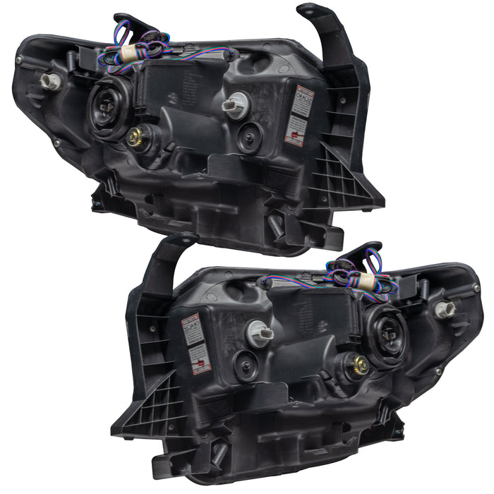 Rear view of 2014-2017 Toyota Tundra Pre-Assembled Halo Headlights