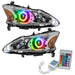2013-2015 Nissan Altima Sedan Pre-Assembled Halo Headlights - (Halogen) with Simple Controller.