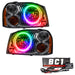 2001-2004 Nissan Frontier Pre-Assembled Halo Headlights with BC1 Controller.