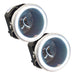 2011-2013 Dodge Durango Pre-Assembled Halo Fog Lights with white LED halo rings.