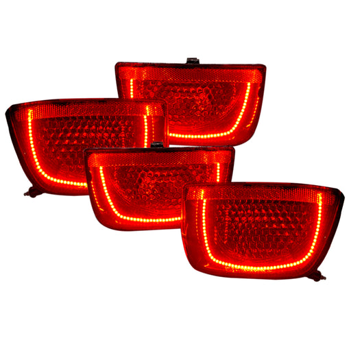 Chevrolet Camaro Pre-Assembled Tail Lights with ORACLE Halos glowing