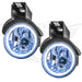 1997-2000 Dodge Durango Pre-Assembled Fog Lights with white LED halo rings.