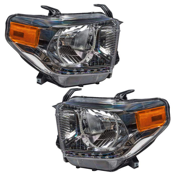 Side view of tundra pre-assembled headlights