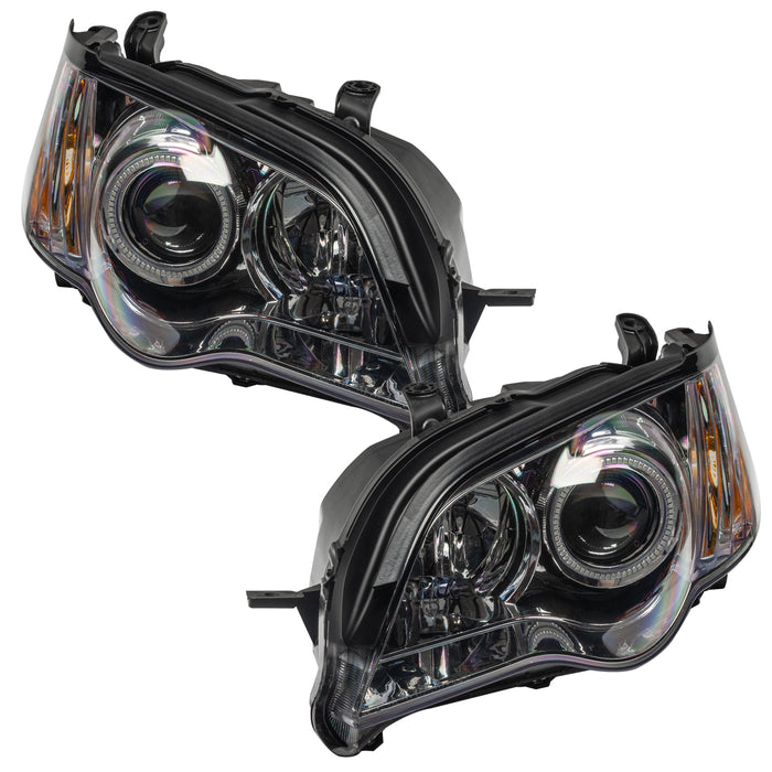 2008-2009 Subaru Legacy Pre-Assembled Headlights - Chrome