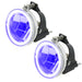 2003-2005 Dodge Neon Pre-Assembled Halo Fog Lights with purple halos.