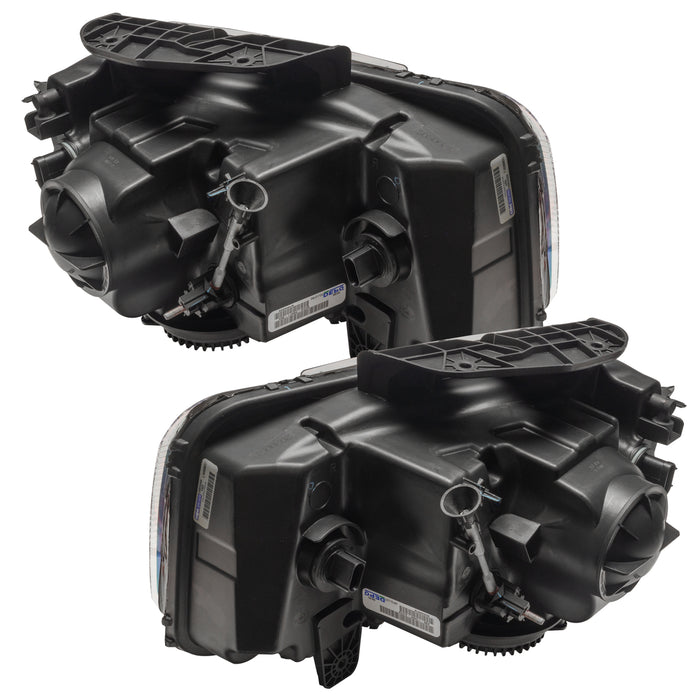 Rear view of 2010-2013 Chevrolet Camaro RS Pre-Assembled Halo Headlights - Projector/HID