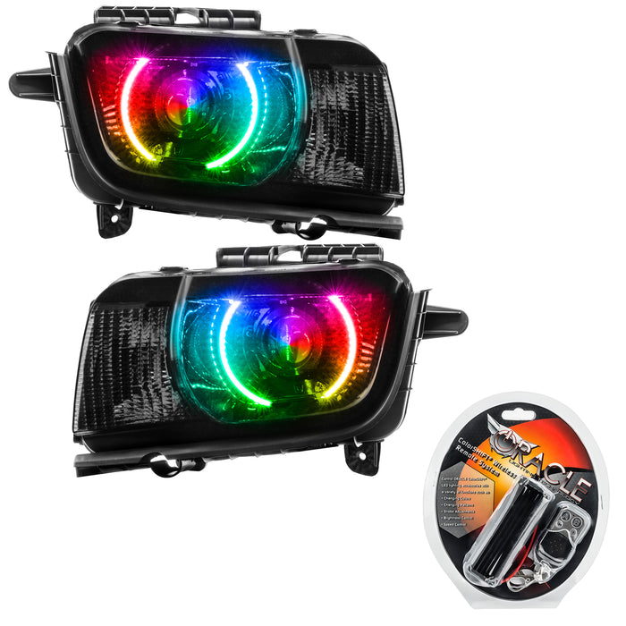 2010-2013 Chevrolet Camaro RS Pre-Assembled Halo Headlights - Projector/HID with RF Controller.