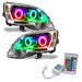 2008-2012 GMC Acadia Pre-Assembled Halo Headlights with Simple Controller.