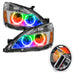 2003-2007 Honda Accord Coupe/Sedan Pre-Assembled Halo Headlights with RF Controller.
