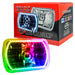 Sealed Beam 7x6 H6054 Headlight with Pre-Installed SMD Halo - RGB LED
