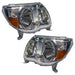 Angled view of 2005-2011 Toyota Tacoma Pre-Assembled Halo Headlights