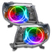 2005-2011 Toyota Tacoma Pre-Assembled Halo Headlights with ColorSHIFT Halos.