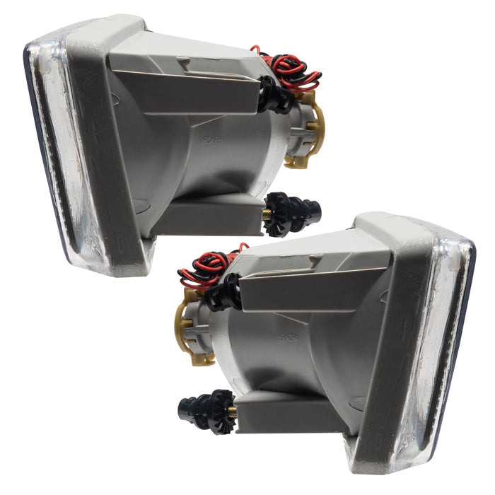 Side view of 2007-2015 Chevy Silverado Pre-Assembled Fog Lights - Round Style