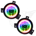 2001-2003 Ford Ranger Pre-Assembled Halo Fog Lights with ColorSHIFT LED halo rings.