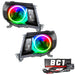 2005-2011 Toyota Tacoma Pre-Assembled Halo Headlights-Black with BC1 Controller.