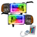 1994-2002 Dodge Ram 1500/2500/3500 Pre-Assembled Halo Headlights with Simple Controller.