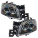 Angled view of 2004-2009 Mazda 3 Pre-Assembled Halo Headlights