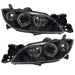 Front view of 2004-2009 Mazda 3 Pre-Assembled Halo Headlights