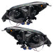 Rear view of 2008-2010 Honda Odyssey Pre-Assembled LED Halo Headlights