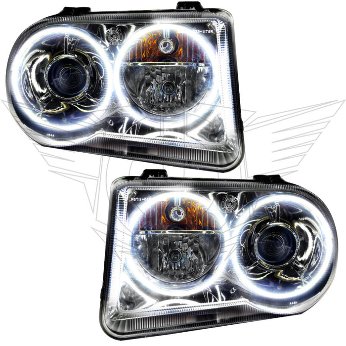 ORACLE Lighting 2005-2010 Chrysler 300C Pre-Assembled Halo Headlights - HID Style
