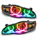 Chevrolet Monte Carlo headlights with ColorSHIFT LED halo rings.