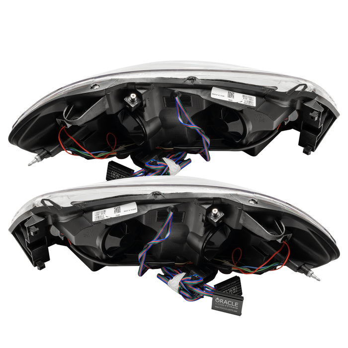Rear view of 2006-2013 Chevrolet Impala Non-Projector Pre-Assembled Halo Headlights