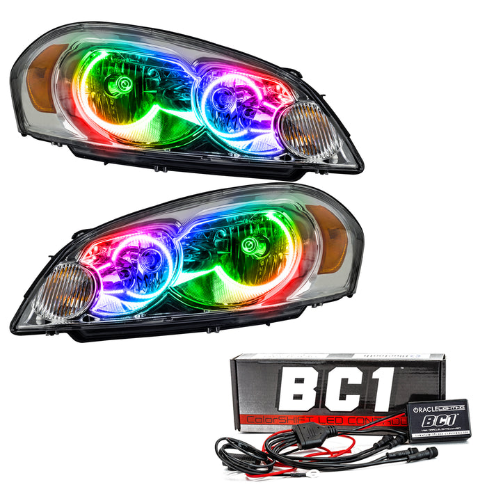 2006-2013 Chevrolet Impala Non-Projector Pre-Assembled Halo Headlights with BC1 Controller.