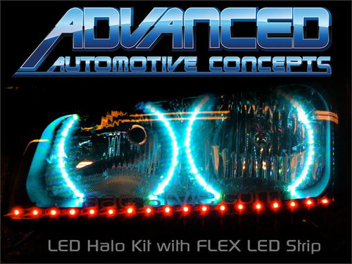 2002-2006 Chevy Avalanche LED Headlight Halo Kit