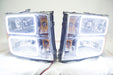 2007-13 GMC Sierra 1500/2500/3500 Headlights - ORACLE White LED SMD Halos