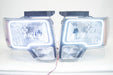 2009-2014 Ford F-150 Headlights with ORACLE White LED SMD Halo Kit