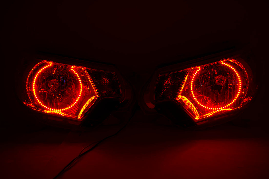 2012-2015 Toyota Tacoma Headlights ORACLE RGB ColorSHIFT LED Halos + ORACLE RGB Remote
