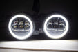 Jeep Wrangler Dodge Chrysler LED Hi-Power Fog Lights + ORACLE White Plasma Halos