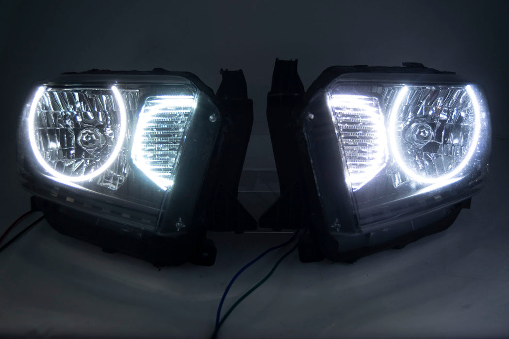 2014-17 Toyota Tundra Headlights - ORACLE LED White LED SMD Halo Kit