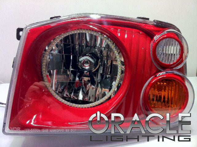 ORACLE Lighting 2001-2004 Nissan Frontier Pre-Assembled Halo Headlights-Triple Halos