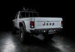 3 quarter rear view of Jeep Comanche with flush mount tail lights turned off