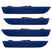 2010-2014 Ford Mustang Concept Sidemarker Set with ghost lens and metallic blue paint.
