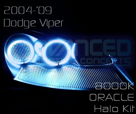 ORACLE Lighting 2003-2012 Dodge Viper SRT-10 LED Headlight Halo Kit
