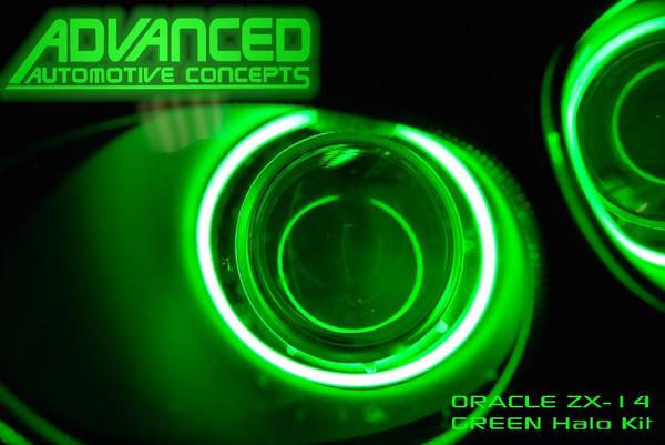 ORACLE Lighting 2007-2015 Kawasaki ZX-14R LED Headlight Halo Kit