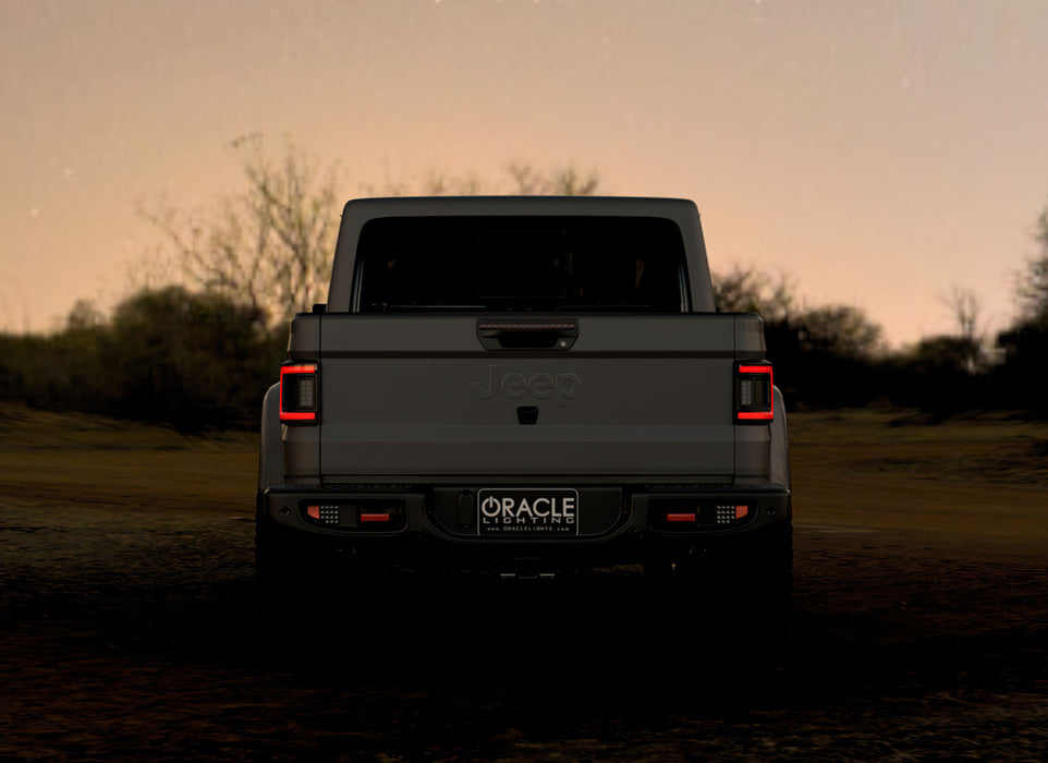 ORACLE Lighting LED flush mount tail lights for Jeep Gladiator JT on oracle edition Jeep on white gladiator