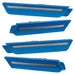 2010-2015 Chevrolet Camaro Concept SMD Sidemarker Set with kinetic blue paint and clear lenses.