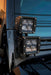 Jeep JK Dual Light Mounting Pillar Brackets + Lights Combo
