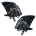 Rear view of 2003-2005 Nissan 350Z Pre-Assembled Headlights - HID Style