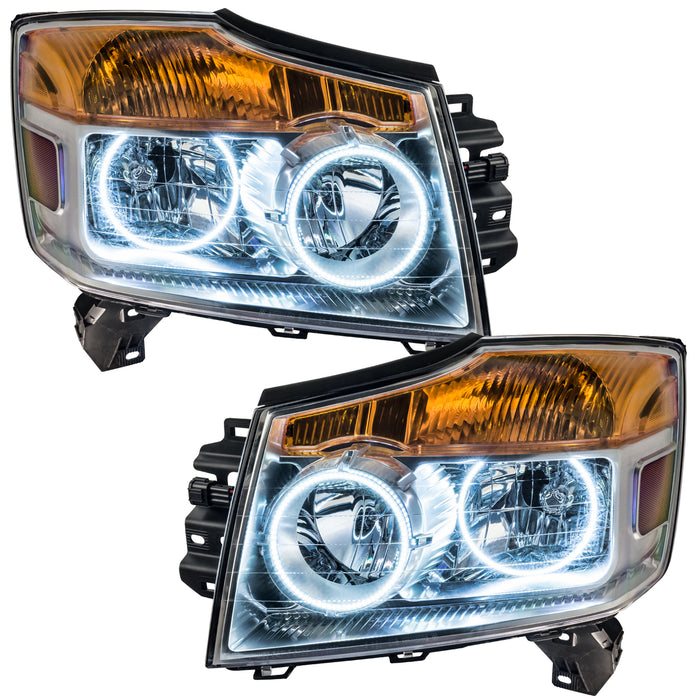 ORACLE Lighting 2008-2015 Nissan Armada Pre-Assembled Halo Headlights