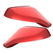2010-2015 Chevrolet Camaro Concept Side Mirrors with light red paint and ghost lenses.