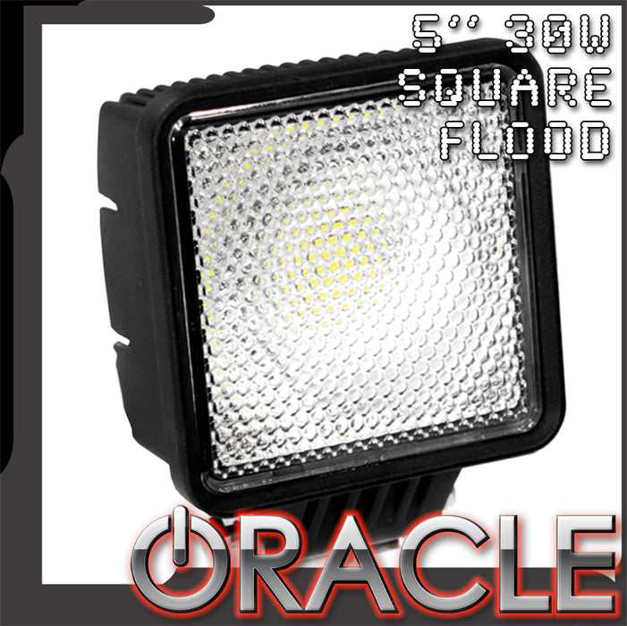 ORACLE Off-Road 5’’ 30W Square LED Flood Light - CLEARANCE