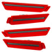 2010-2015 Chevrolet Camaro Concept SMD Sidemarker Set with pull me over red paint and tinted lenses.