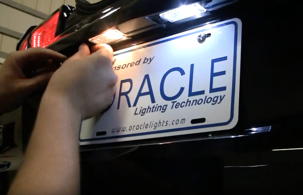 2010 camaro 2024 license plate light