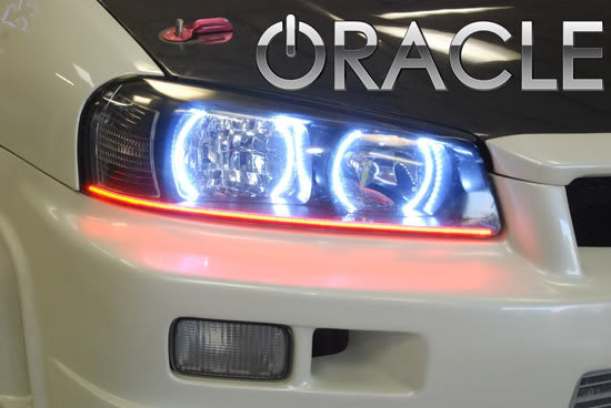 ORACLE Lighting 1998-2001 Nissan Skyline R34/GTR LED Headlight Halo Kit