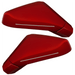 2005-2013 Chevrolet C6 Corvette Concept LED Side Mirrors painted red.